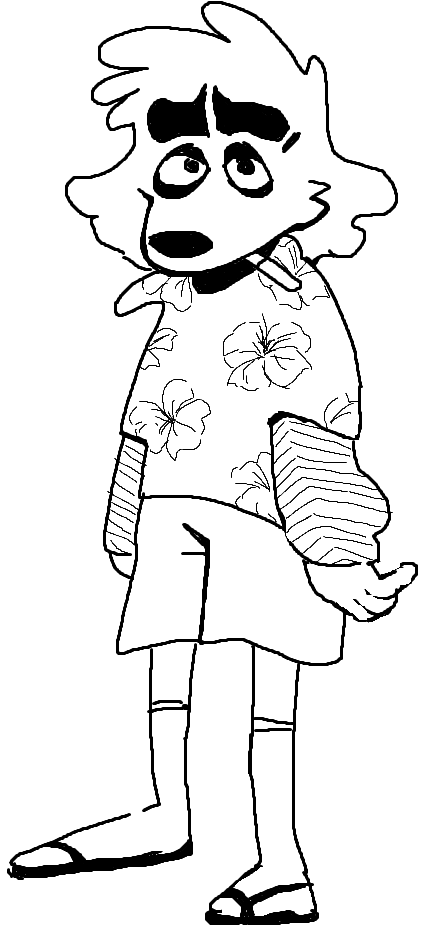 Stahli from the webcomic RawDawg Comics