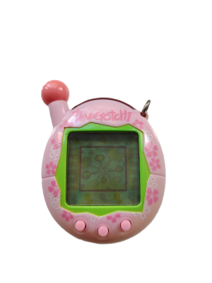 Tamagotchi Version 4, pink and green